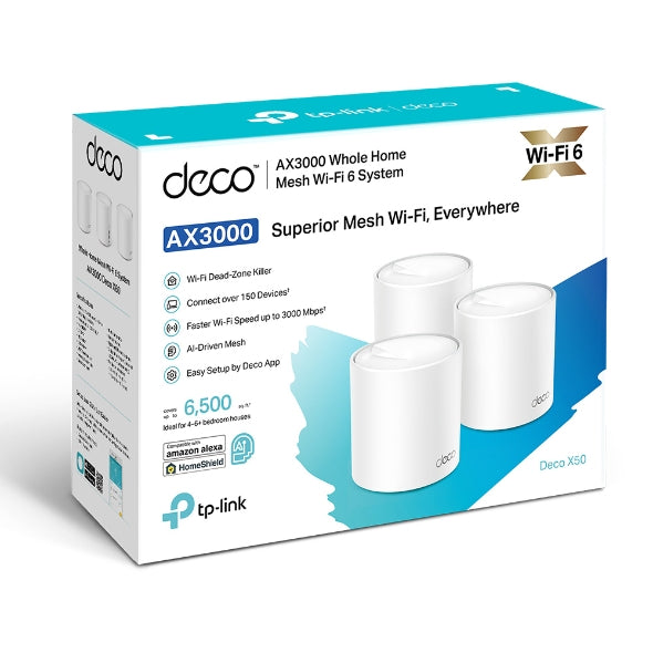 Mesh WiFi 6 AX3000 Deco X50