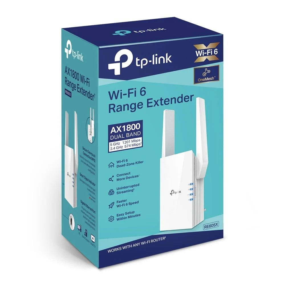 TP-Link AX 1800 - Répéteur Wi-Fi 6