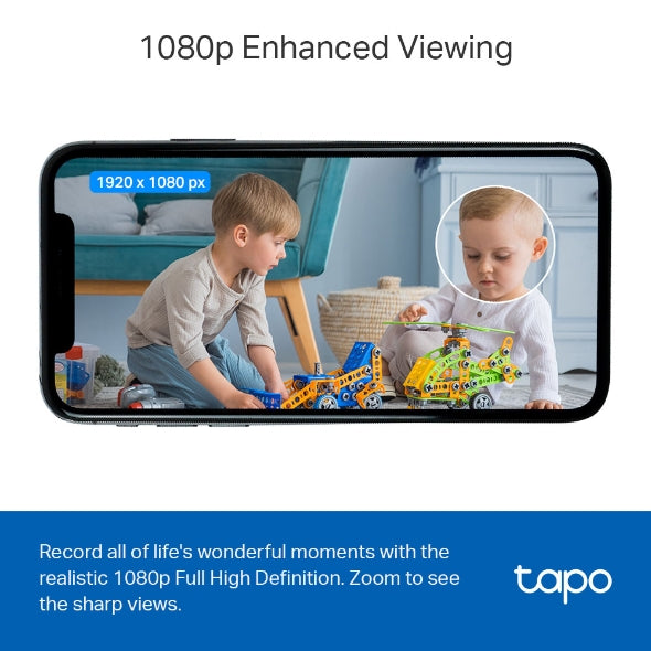 Caméra WiFi Intelligente Tapo C100 – Gardez un œil sur ce qui compte !