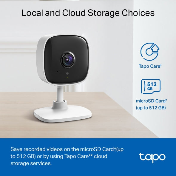Caméra WiFi Intelligente Tapo C100 – Gardez un œil sur ce qui compte !