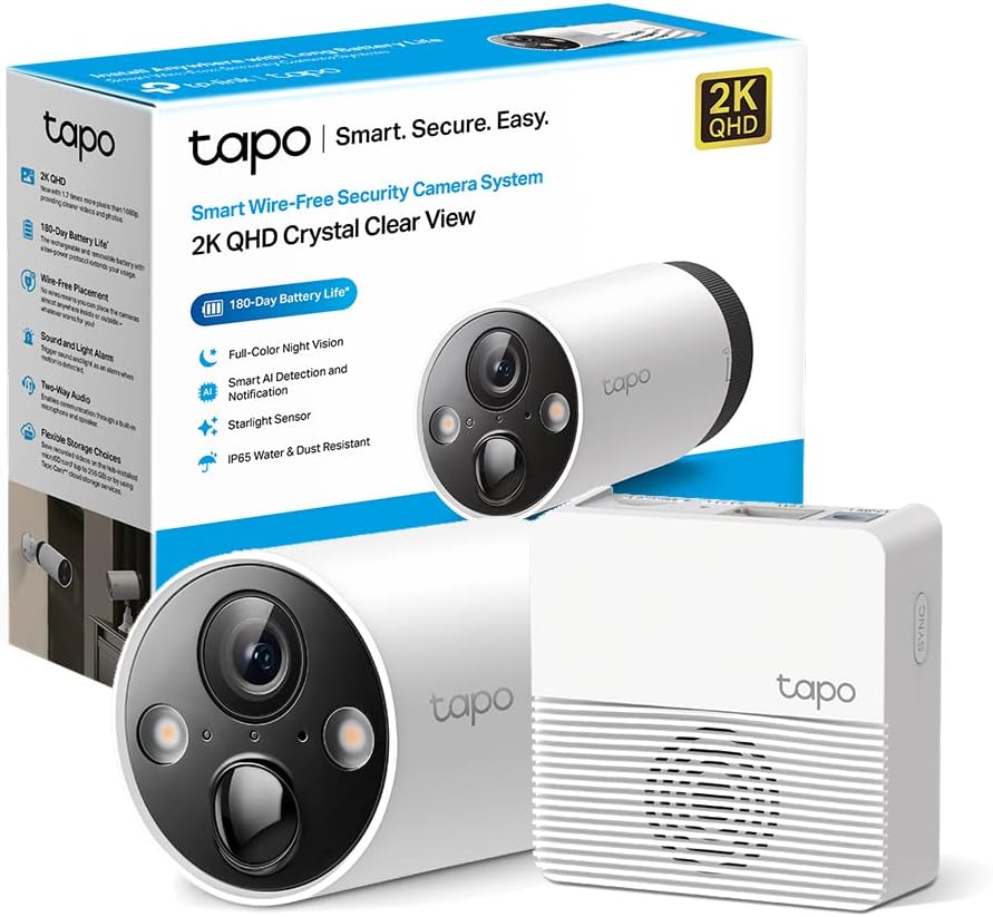 Caméra Extérieure Tapo Sans Fil C420S1 – Sécurité Totale, Liberté Totale !