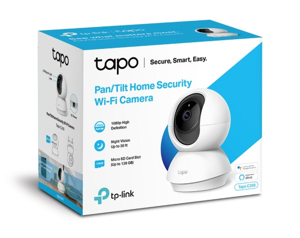 Caméra de surveillance WiFi panoramique et inclinable Indoor