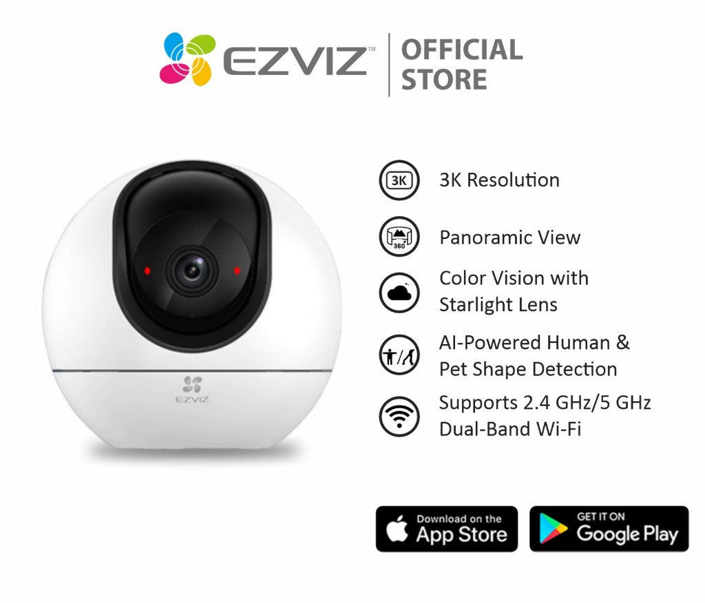 EZVIZ H6 - Caméra de Surveillance Wi-Fi